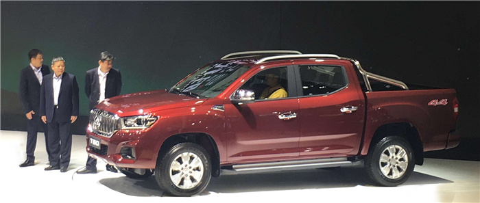 未来已在，emc易倍·体育首款皮卡产品T60亮相广州车展，“国际范儿”引无数回眸